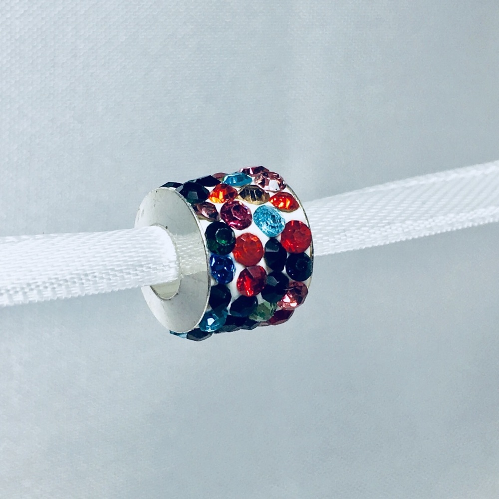 Multicolor Crystal Bead Charm for Bracelet